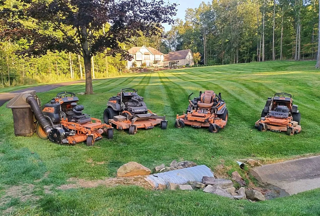 Landscaped yard maintained by Veloz Landscape & Nursery