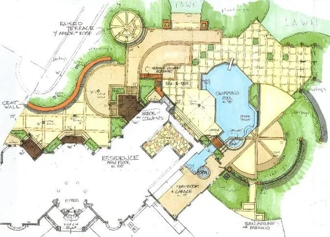 Landscape design plan being drawn up for a Northeast Ohio property